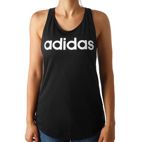 adidas top damen essentials linear loose weiß|adidas Women's Essentials Linear Tank Top .